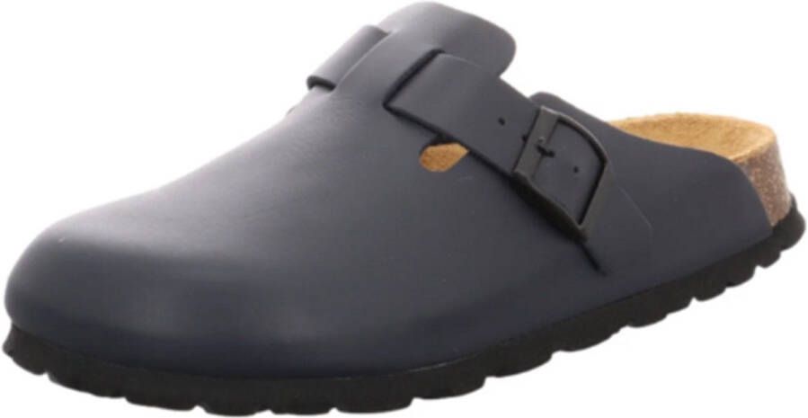 Natural Sense unisex pantoffels klomp leer Marino