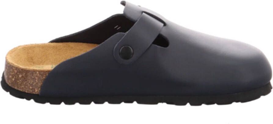 Natural Sense unisex pantoffels klomp leer Marino