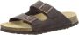 Natural Sense unisex pantoffels muiltjes sandalen leer bruin - Thumbnail 1