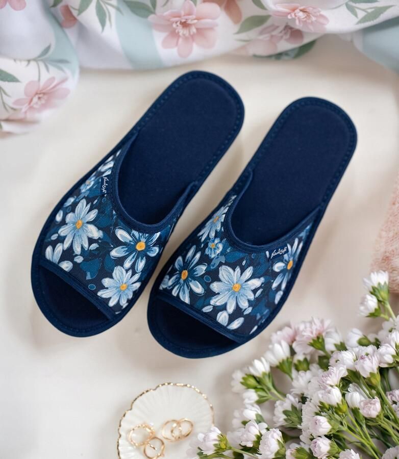 Natural Style Dames Pantoffels NS-022 Blauw