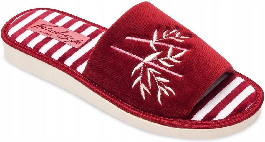 Natural Style Dames Pantoffels NS-046 Rood Comfortabel & Stijlvol