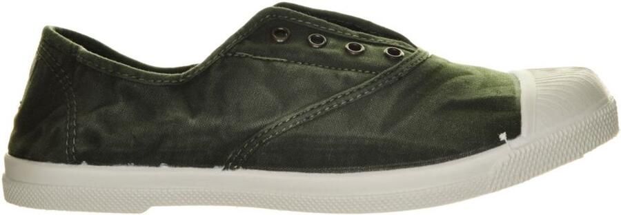 Natural World Sneakers Ingles Elastico Kaki 100% bio katoen