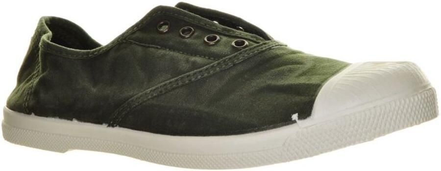 Natural World Sneakers Ingles Elastico Kaki 100% bio katoen