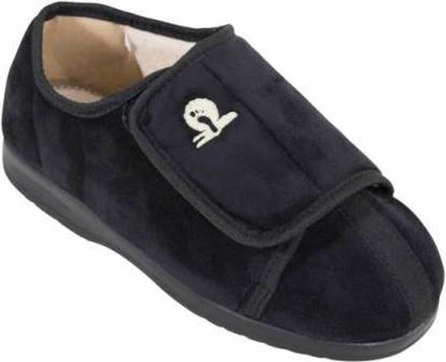 Nature Comfort Cameron pantoffel zwart schoenmaat