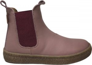 Naturino elastiek lederen chelsea laarzen Oud roze Figus