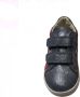 Naturino velcro's Love lederen sneakers Vith glitter blauw rood - Thumbnail 2