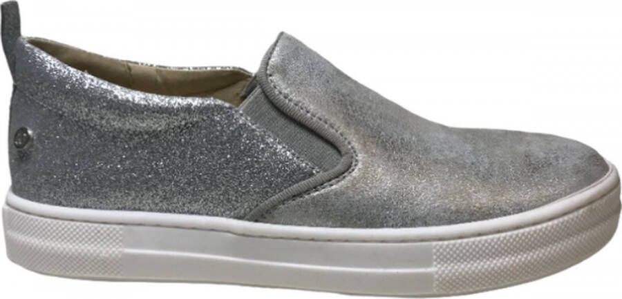 Naturino glitter slip on instappers Prato Silver