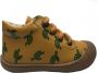 Naturino veter bumper groene schildpad lederen sneakers Cocoon oker - Thumbnail 1