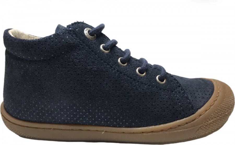 Naturino veter bumper bling puntjes lederen sneakers Cocoon navy