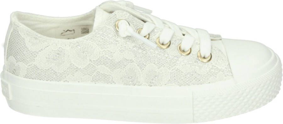 Naturino AYASY MeisjesLage schoenenKindersneakers Wit beige