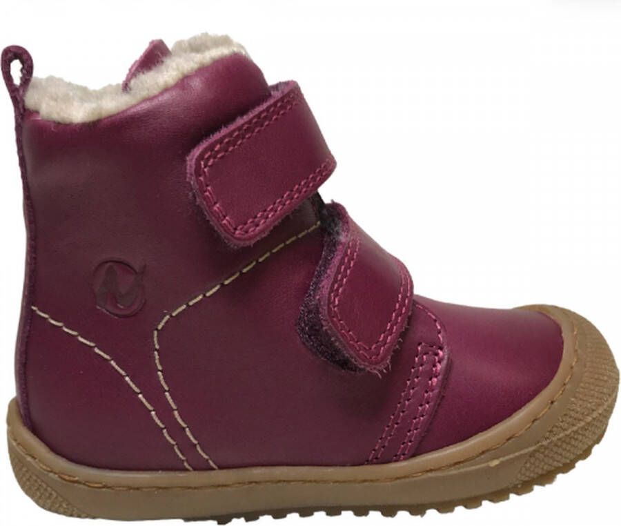 Naturino Bubble velcro effen warme hoge schoenen- bosbes