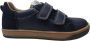 Naturino Caleb- velcro's lederen sneakers Navy bruin - Thumbnail 1