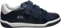 Naturino Cliff 3 velcro's lederen sneakers navy wit - Thumbnail 2