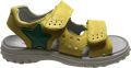 Naturino Dock velcro groene ster lederen sandalen Geel - Geel