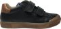 Naturino Eindhoven 2 velcro's bumper lederen sneakers zwart - Thumbnail 3