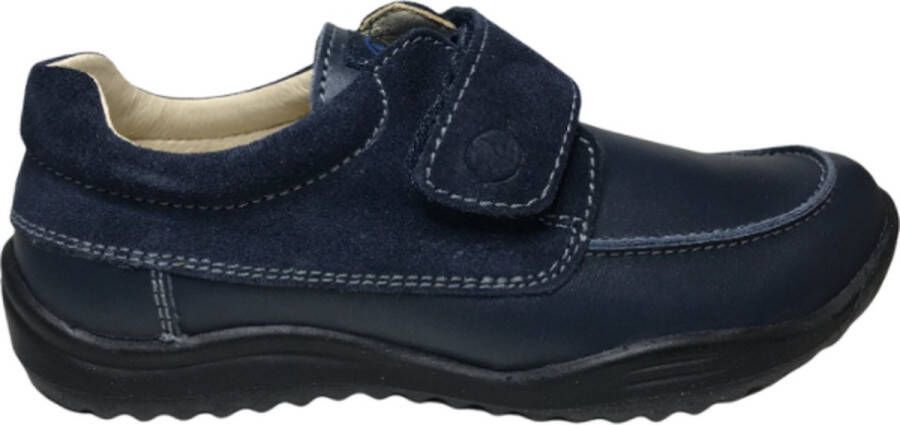 Naturino grote velcro klassieke lederen schoenen Urbino Navy - Foto 1