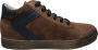 Naturino Heist veter rits bumper hoge lederen sneakers cognac - Thumbnail 1