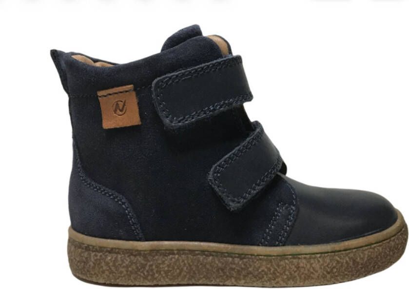 Naturino lederen velcro's bottine navy Riley - Foto 1