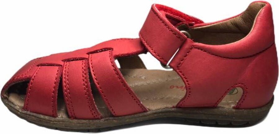 Naturino Mini Naturino velcro sandalen see rood