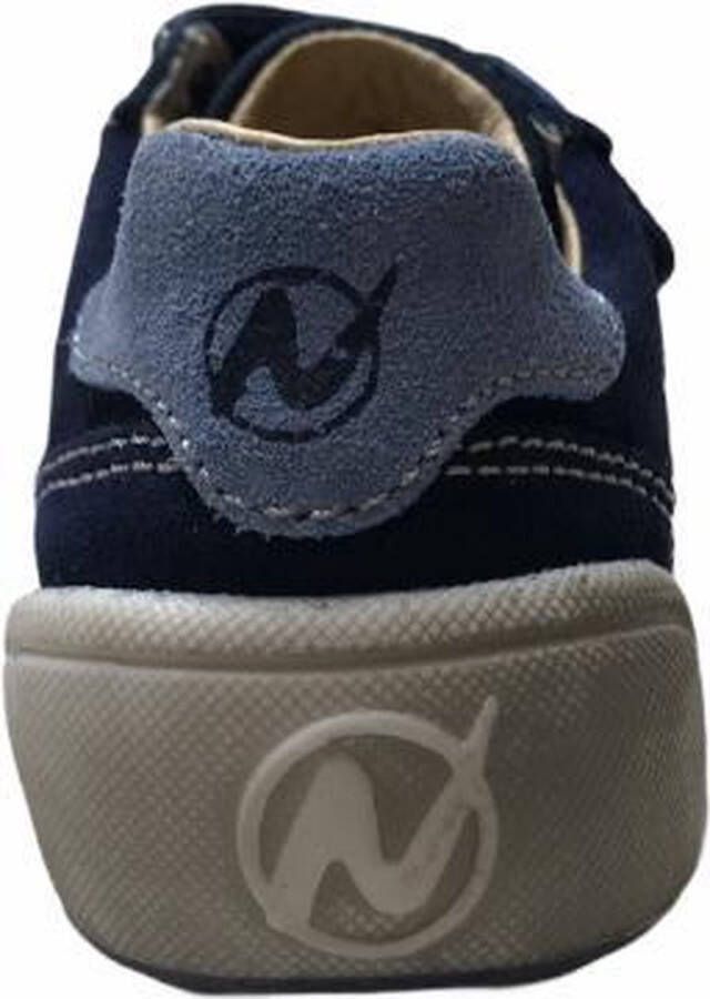 Naturino 2 velcro's bumper cirkel logo lederen sneakers Antony Navy blauw mt 24 - Foto 2