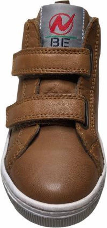 Naturino 2 velcro's cirkel lederen hoge sneakers Play Cognac mt 25 - Foto 4