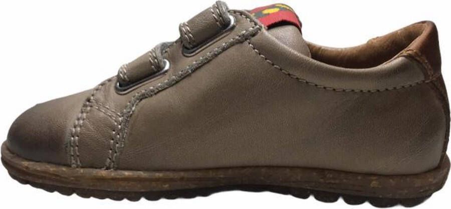 Naturino 2 velcro's effen lederen schoenen Hill taupe cognac mt 24 - Foto 5