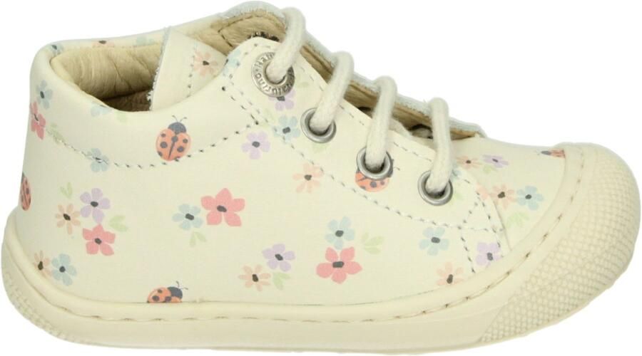 Naturino Kid's Cocoon Calf Vrijetijdsschoenen wit flower