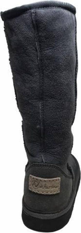 Naturino effen lederen warme lange laarzen uggy 3327 Antracite - Foto 5