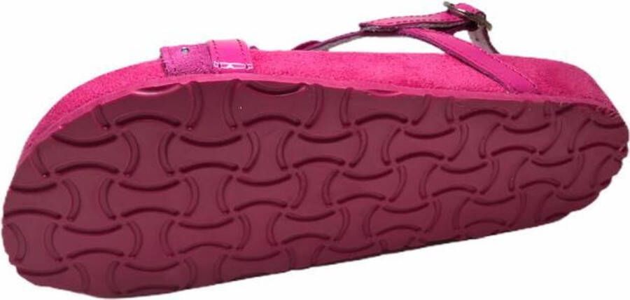 Naturino gesp bloemen sandalen 4980 lak fuxia