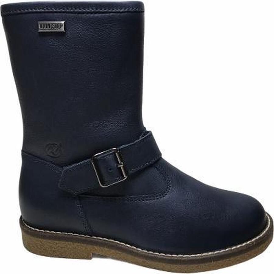 Naturino Rainstep gesp warme lederen laarzen Bandak navy