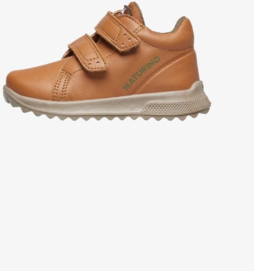Naturino rainstep Parpar velcro warme effen sneakers cognac