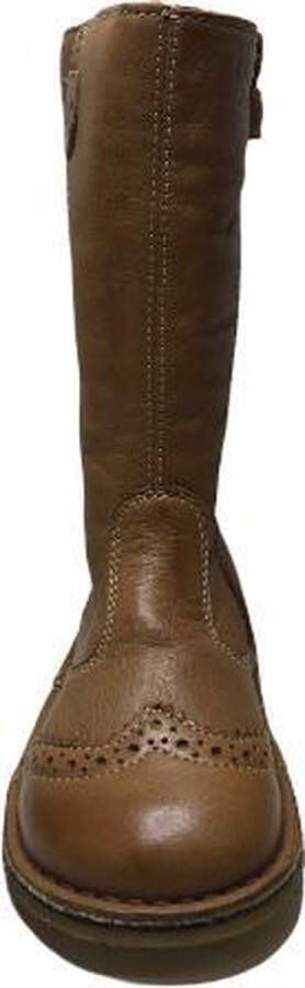 Naturino rits oxford elastiek warme lederen laarzen 4685 cognac - Foto 6