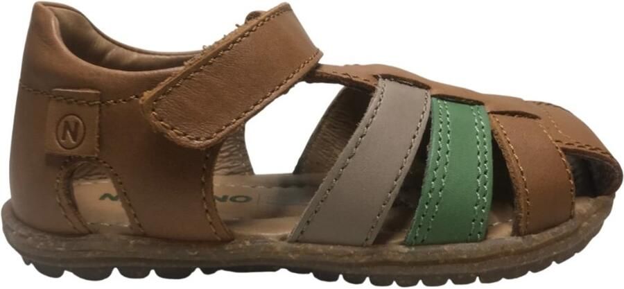 Naturino See velcro gesloten lederen sandalen cogna multi