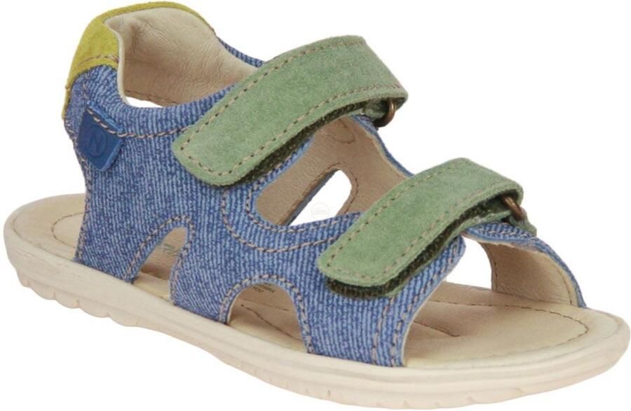 Naturino Sky Denim Sandaal Blauw-Groen