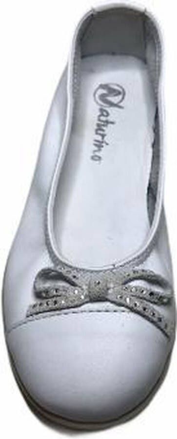 Naturino strikje ballerina 1366 gebroken wit