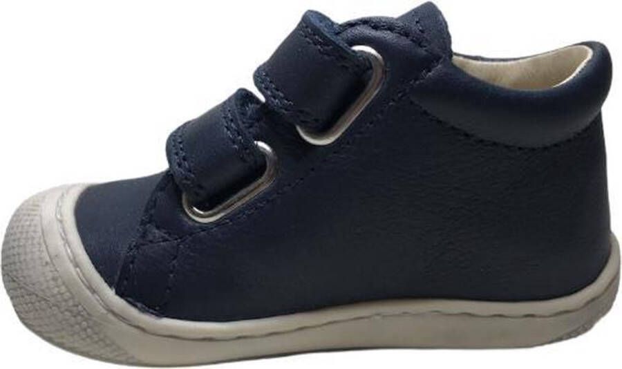 Naturino velcro effen lederen sneakers Cocoon navy - Foto 3