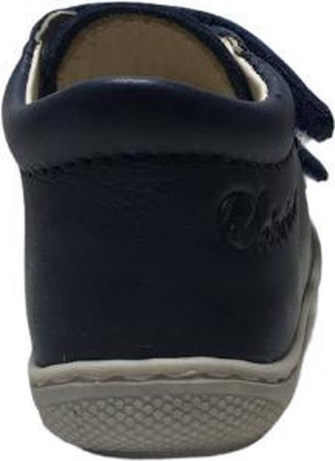 Naturino velcro effen lederen sneakers Cocoon navy - Foto 2