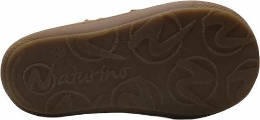 Naturino velcro effen lederen sneakers Cocoon okergeel - Foto 6
