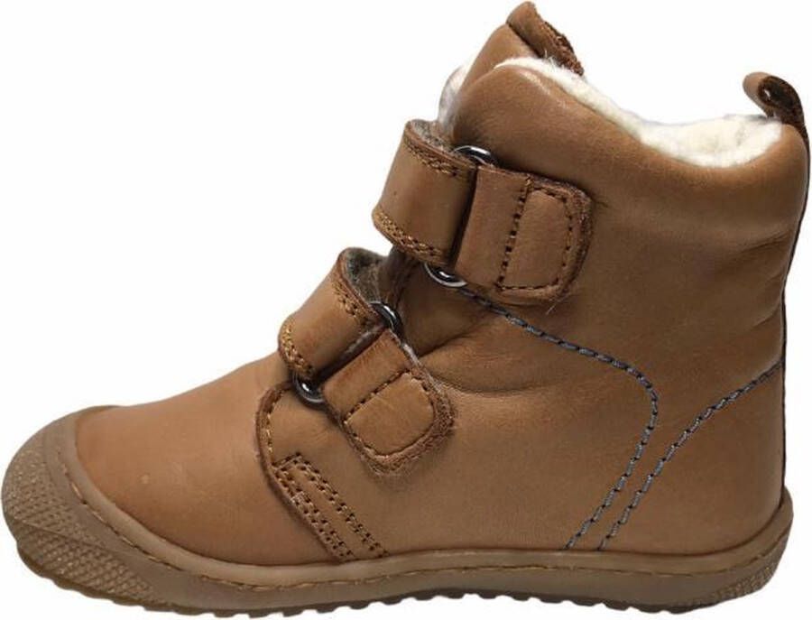 Naturino velcro effen warme hoge schoenen Bubble cognac - Foto 2