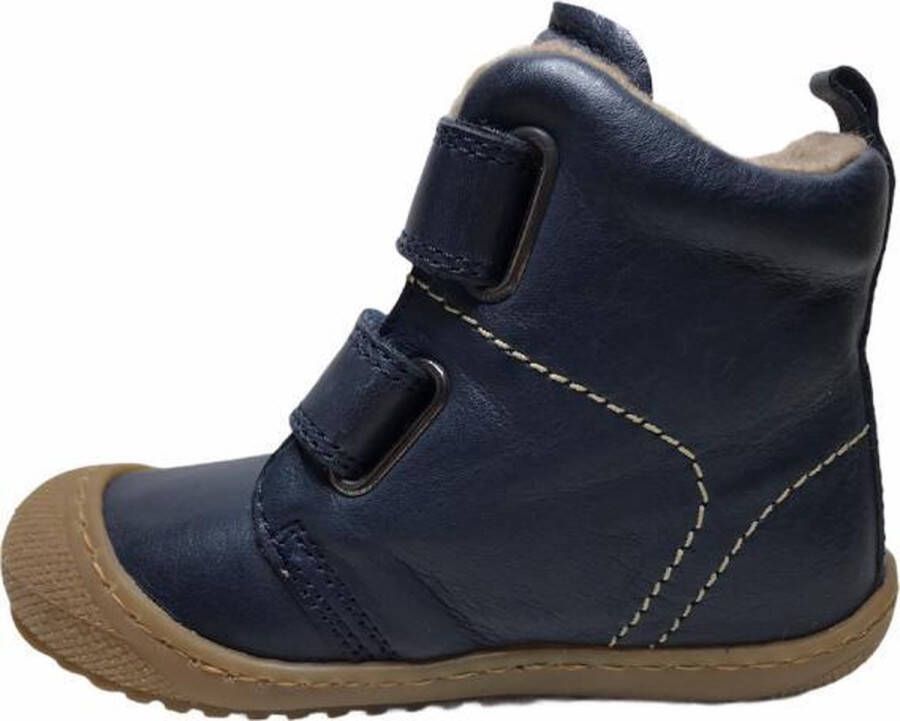 Naturino velcro effen warme hoge schoenen Bubble navy