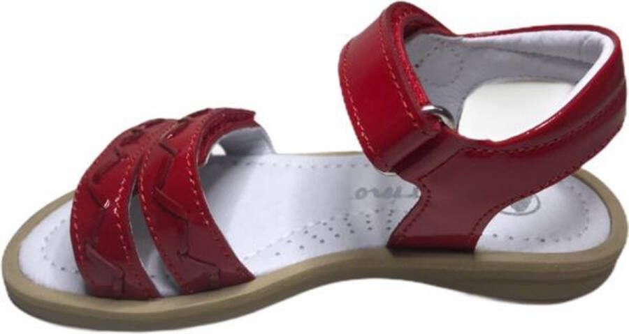 Naturino velcro meisje sandalen 2363 lak rood