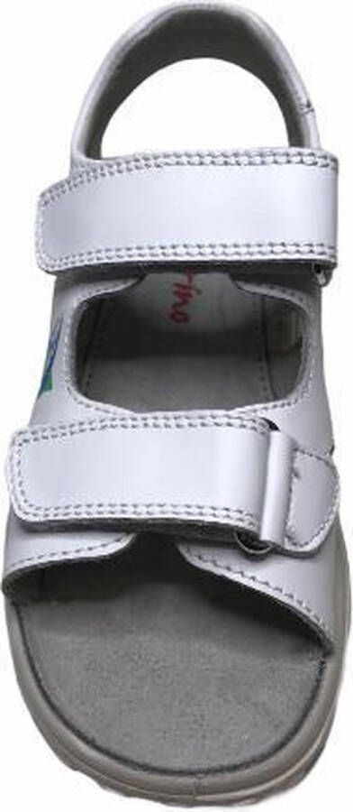 Naturino velcro pijl lederen sandalen Havasu wit - Foto 5