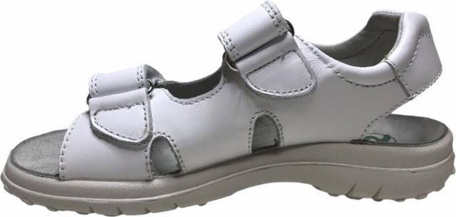 Naturino velcro pijl lederen sandalen Havasu wit - Foto 3