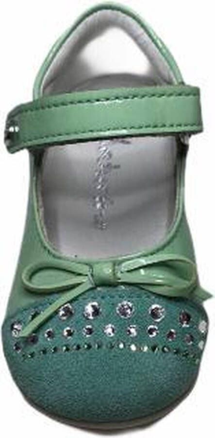 Naturino velcro swarovski ballerina 8760 lak mint groen - Foto 2