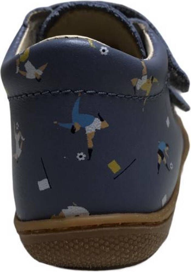 Naturino velcro voetballers lederen sneakers Cocoon blauw