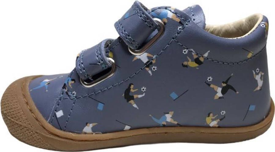 Naturino velcro voetballers lederen sneakers Cocoon blauw - Foto 3