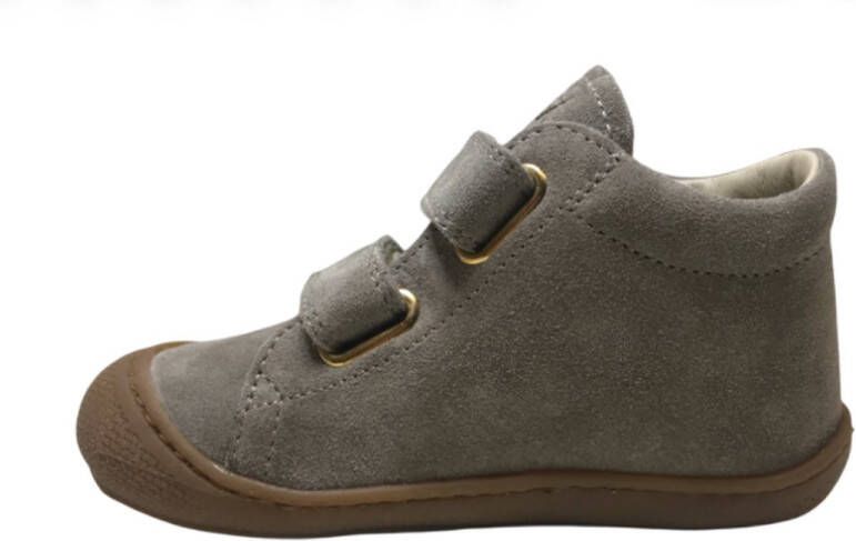 Naturino velcro's bumper gouden sterren lederen sneakers Kubert beige - Foto 3