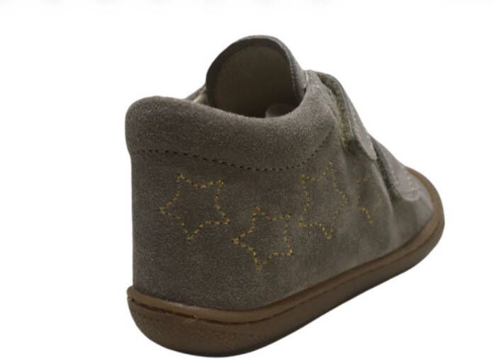 Naturino velcro's bumper gouden sterren lederen sneakers Kubert beige - Foto 4