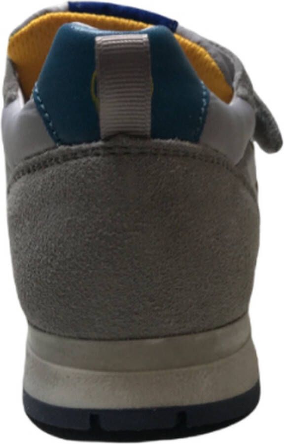 Naturino velcro's gele ster lederen sportieve sneakers Pat Grijs