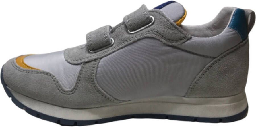 Naturino velcro's gele ster lederen sportieve sneakers Pat Grijs - Foto 2
